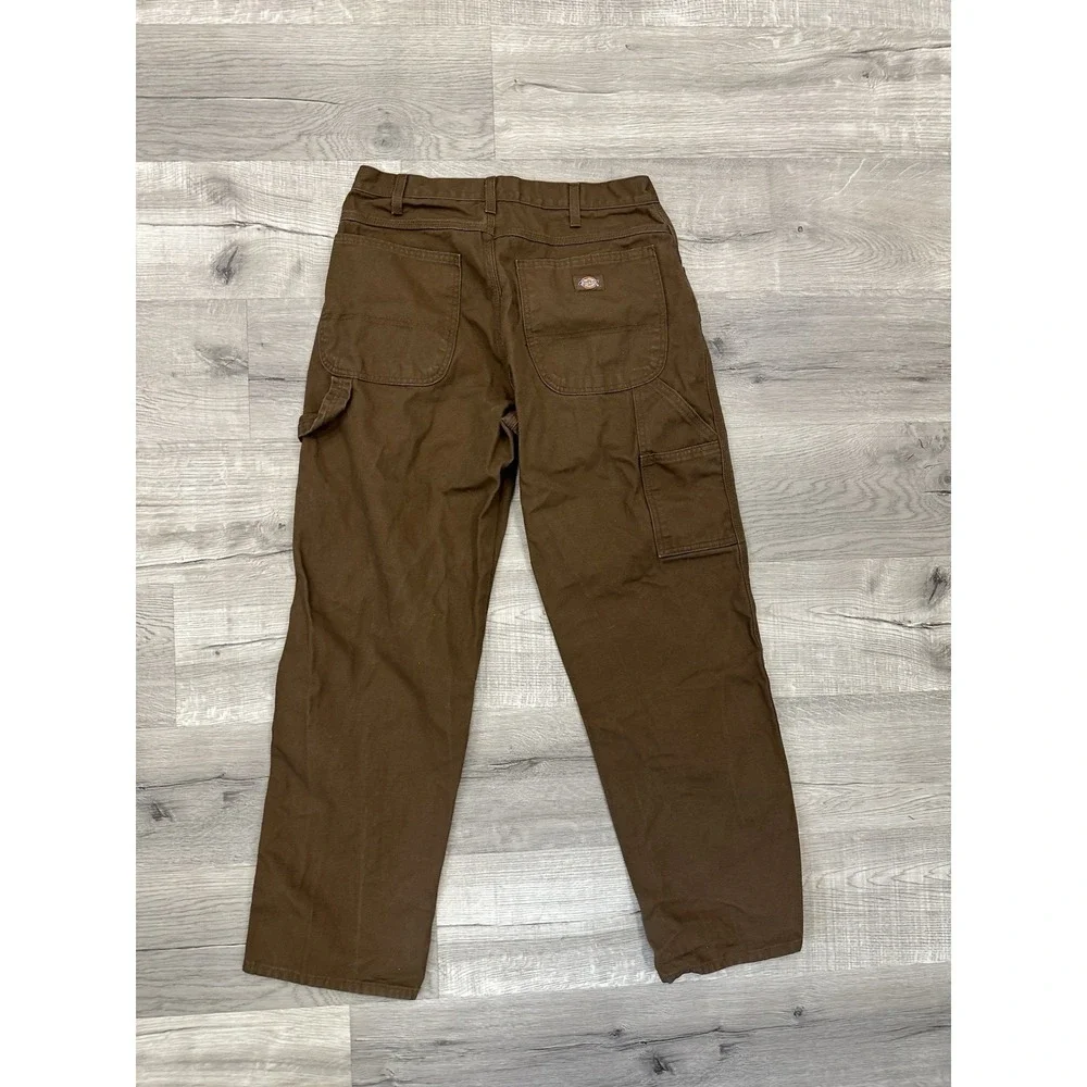 Dickies Carpenter Jeans Relaxed‎ Fit 32x30 Straight Brown Utility NWOT